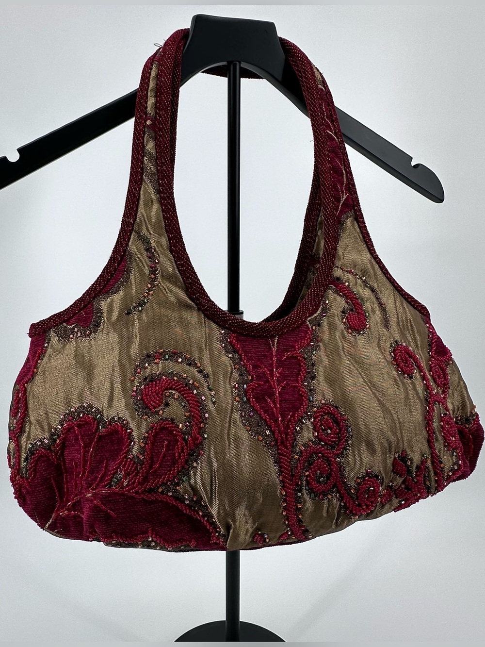 Vintage! Embroidered Tapestry Boho Style Beaded Handbag - Women’s